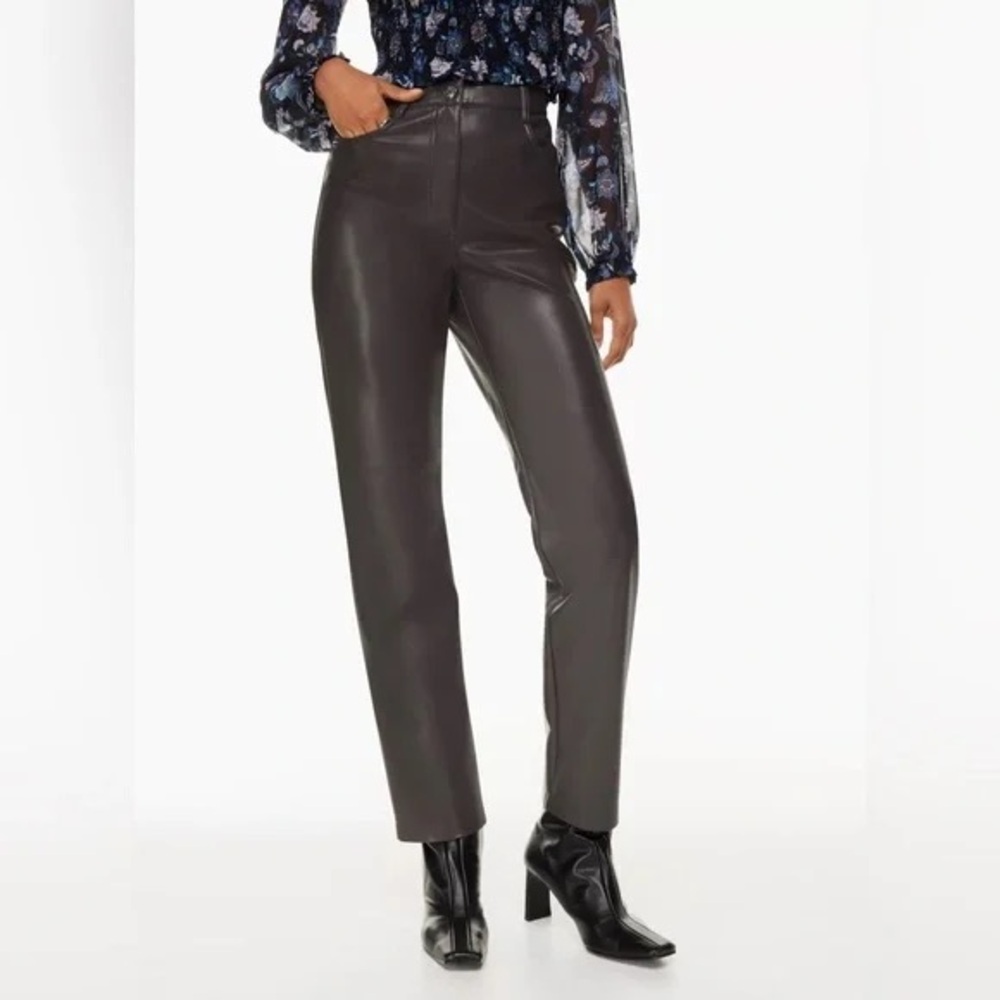 Aritzia Wilfred Sz 2 The Melina Pant in Peppercorn Grey 28”